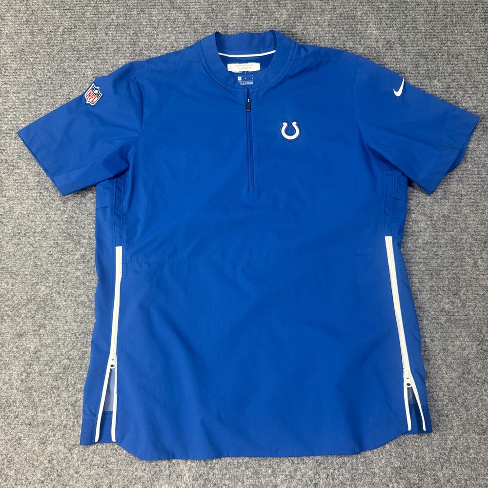Indianapolis Colts Jacket Mens Medium Coach Issued Nike On Field Sideline